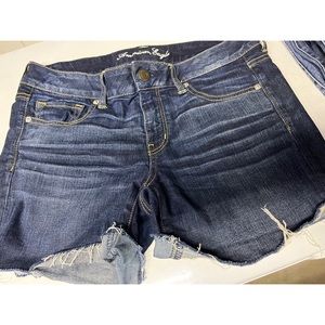 American Eagle Shorts Stretch Dark Wash Size 12